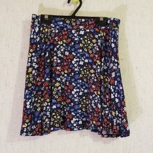 SO Floral Skate Skirt